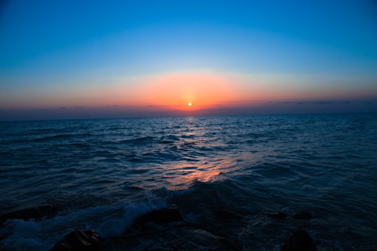 rippling water in Ganaveh Iran