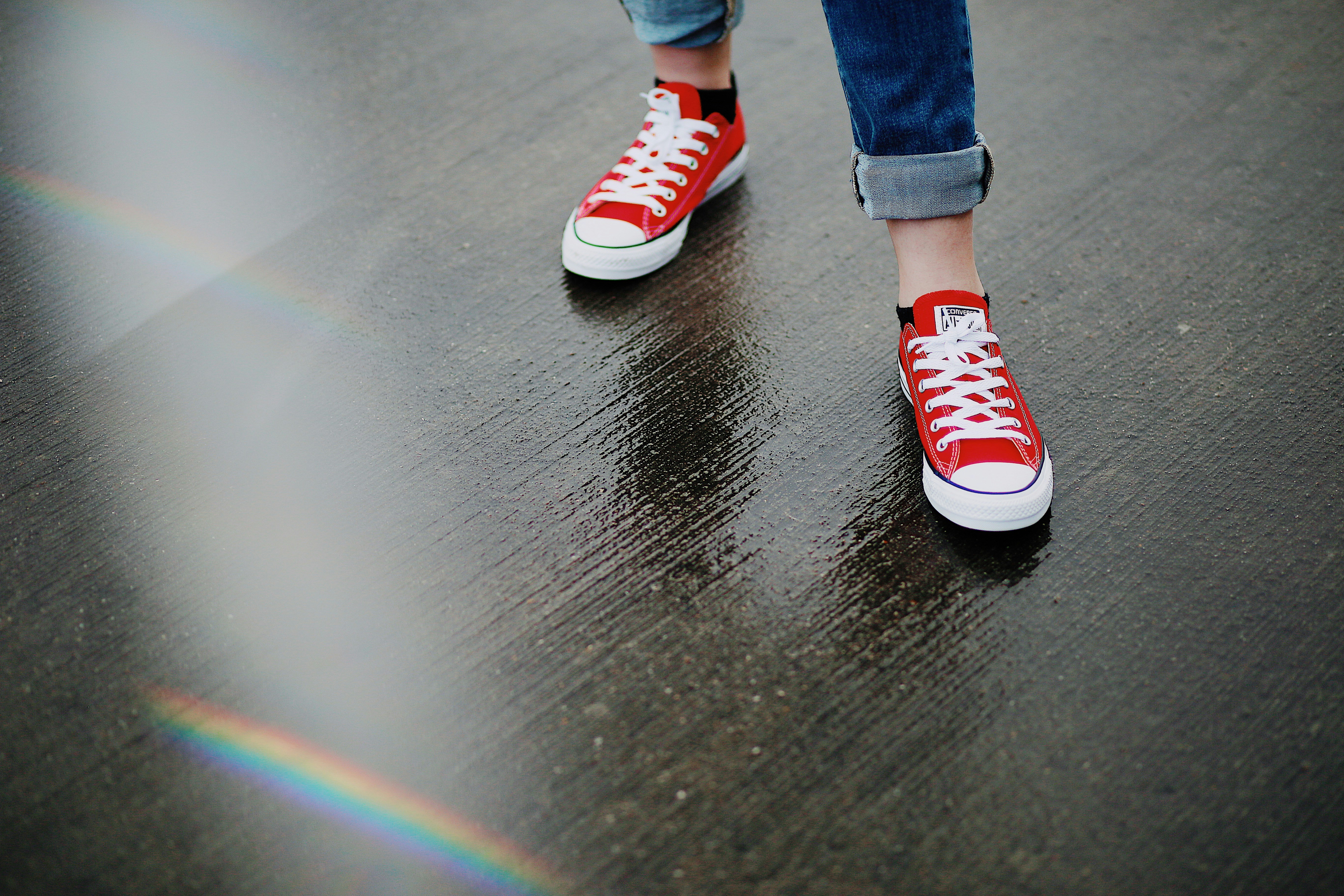 converse all star low red