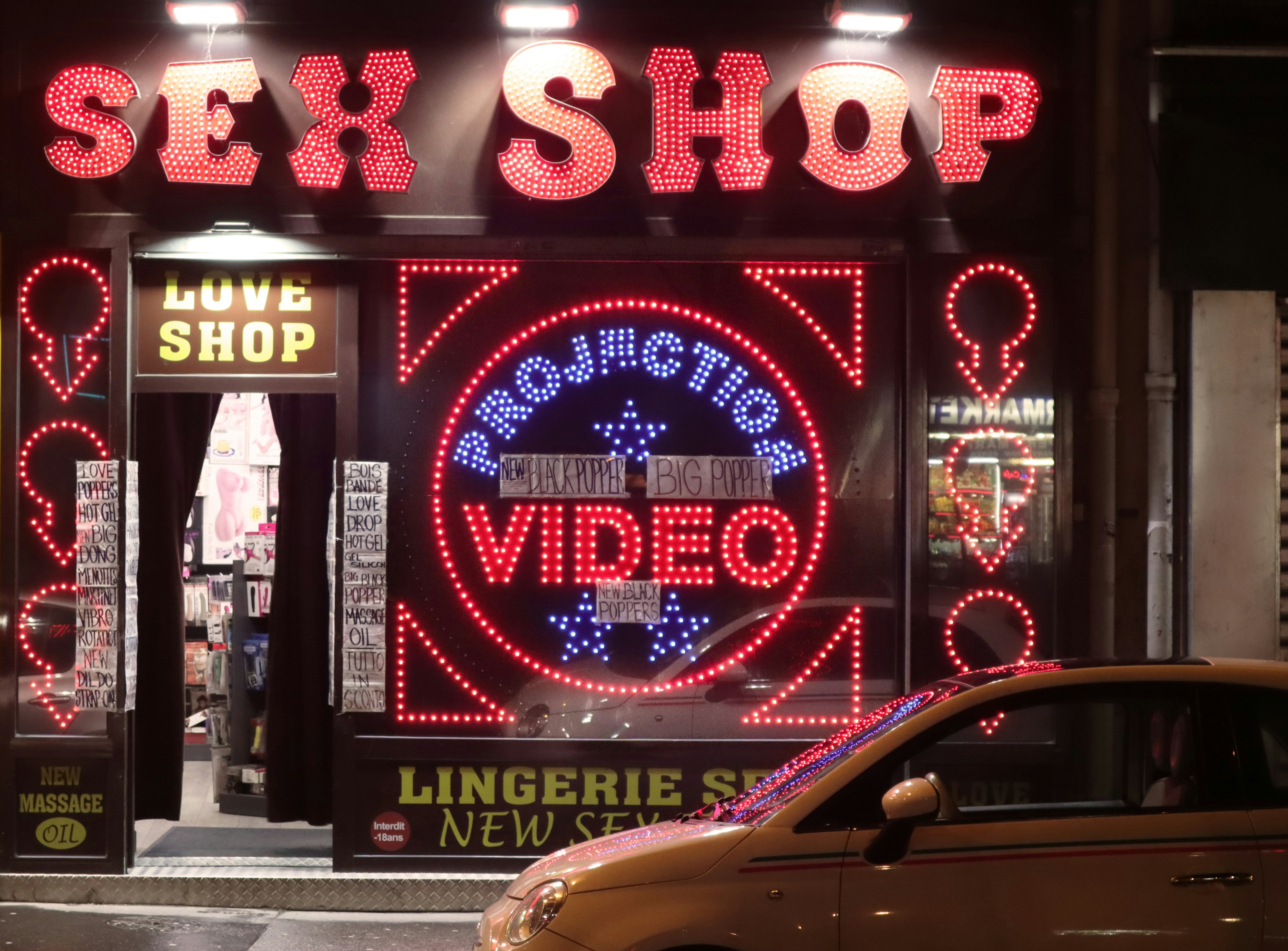 Sex Shop in Pigalle, Paris