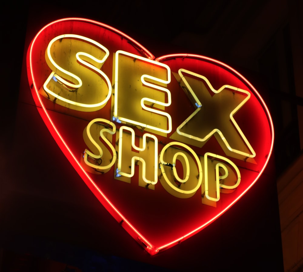 Sex Shop neon sign