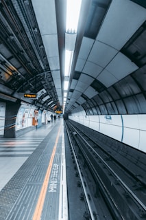 people walking on subway