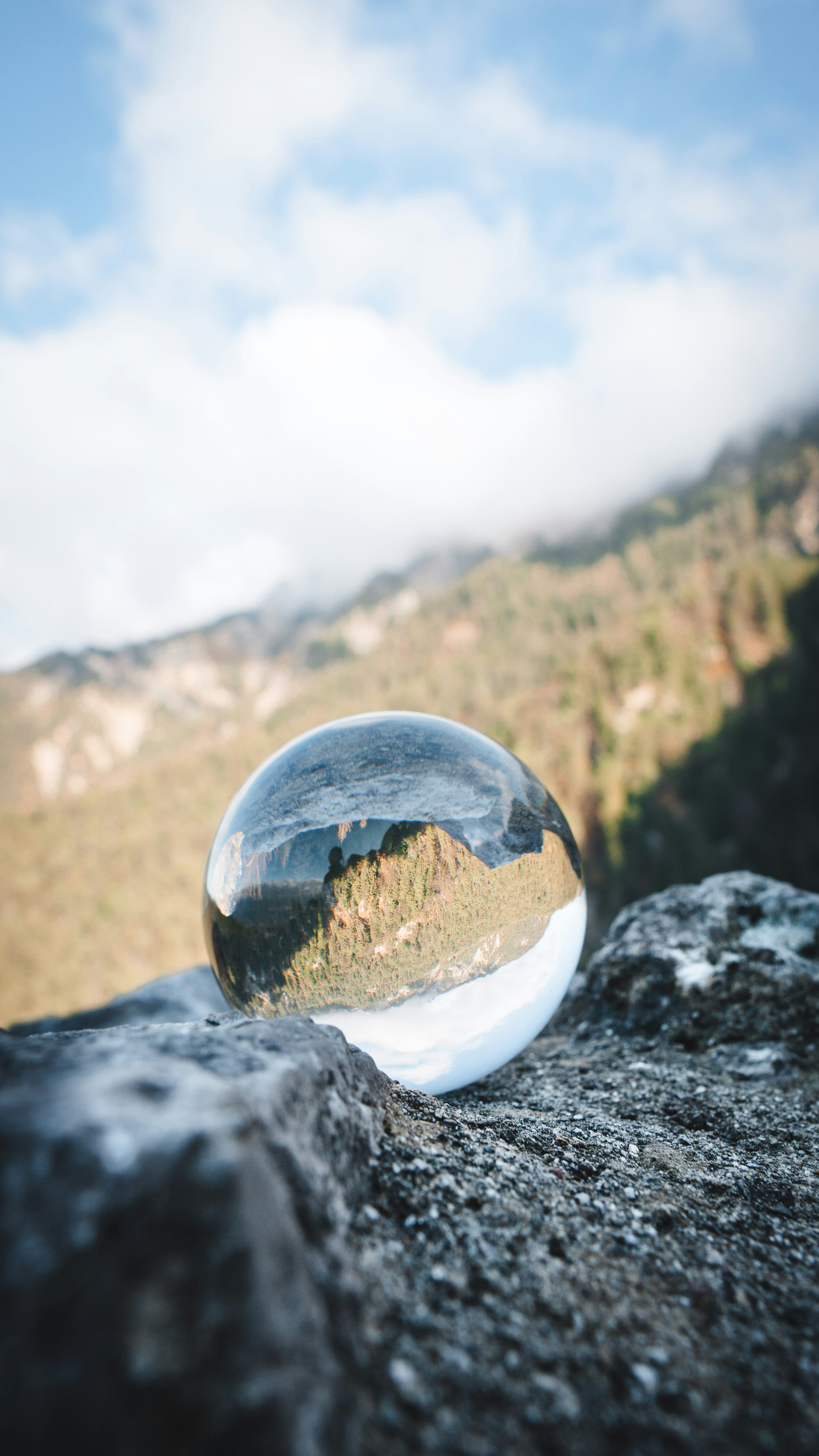 Clear Glass Ball Photo Free Sphere Image On Unsplash