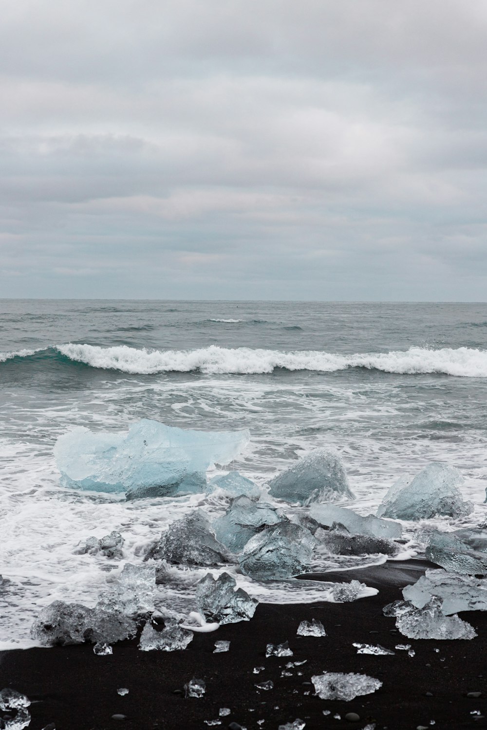 boulders on seashore