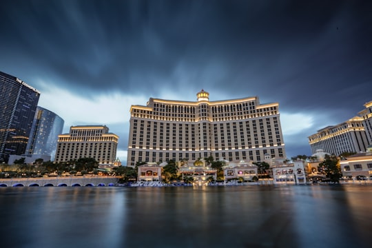 white concrete building in Fountains of Bellagio United States