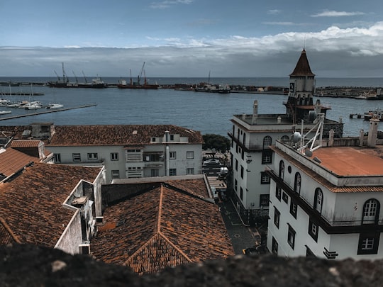 top view of buildings facing sea in Portas da Cidade - City Gate Portugal