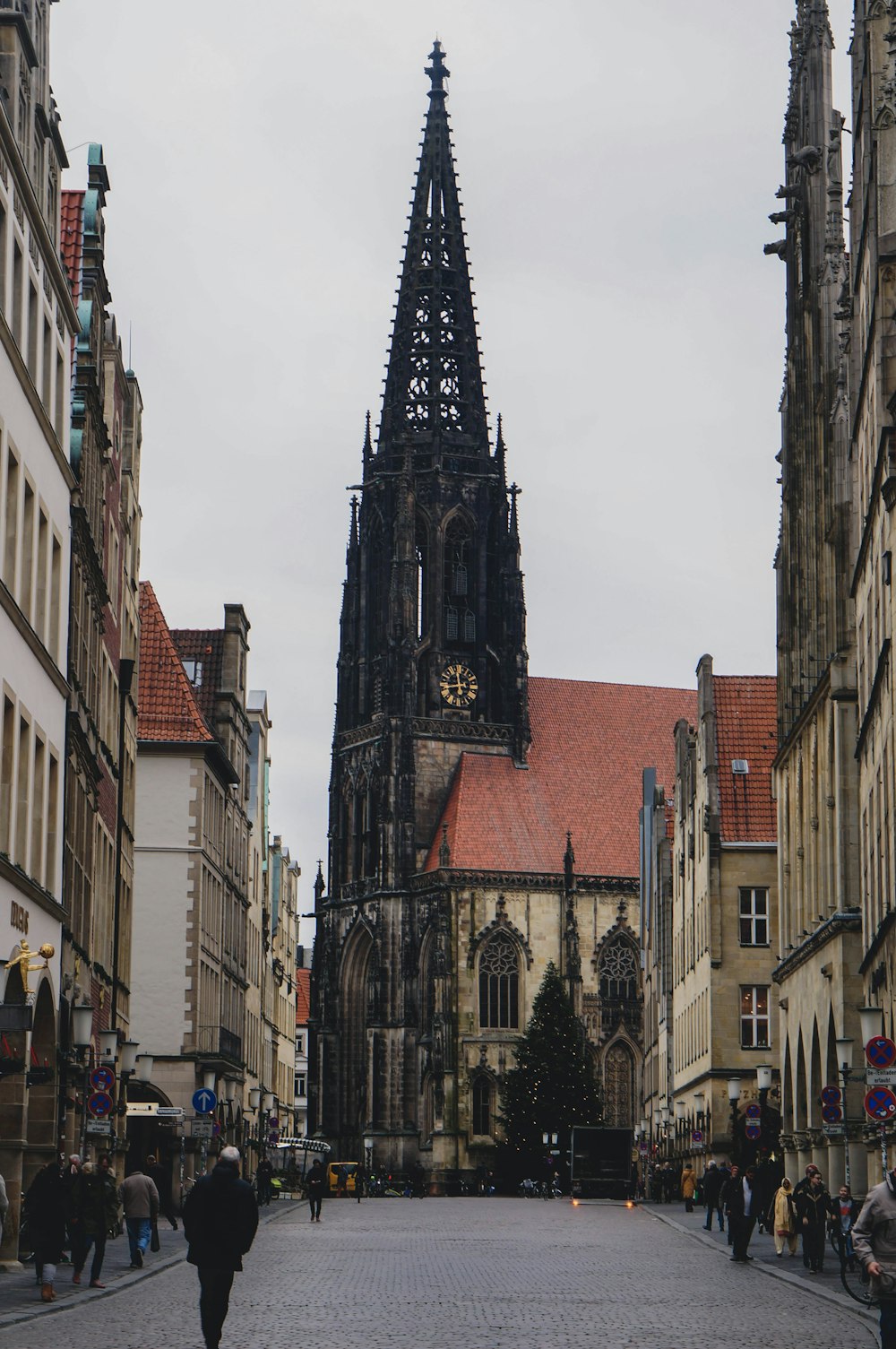 people walking on street