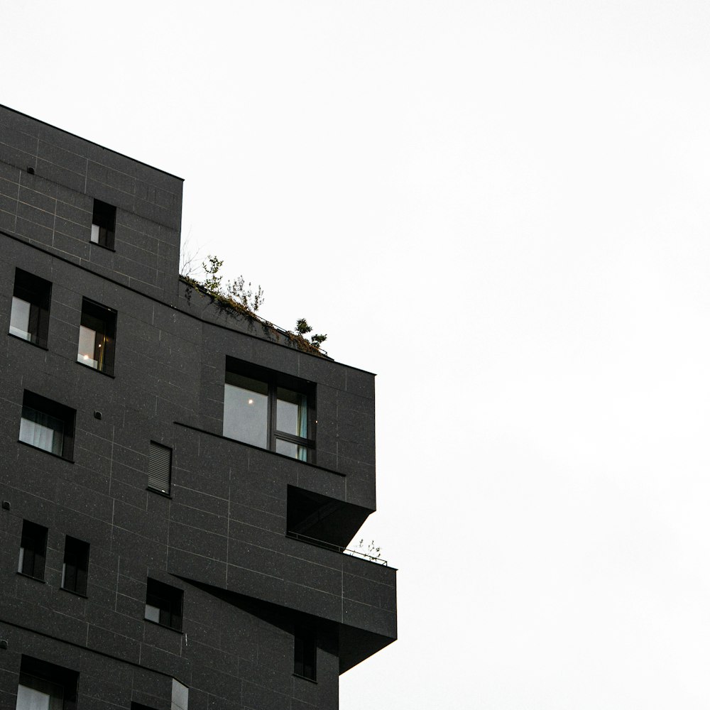 greyscale photo of building