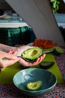 bowl of avocados