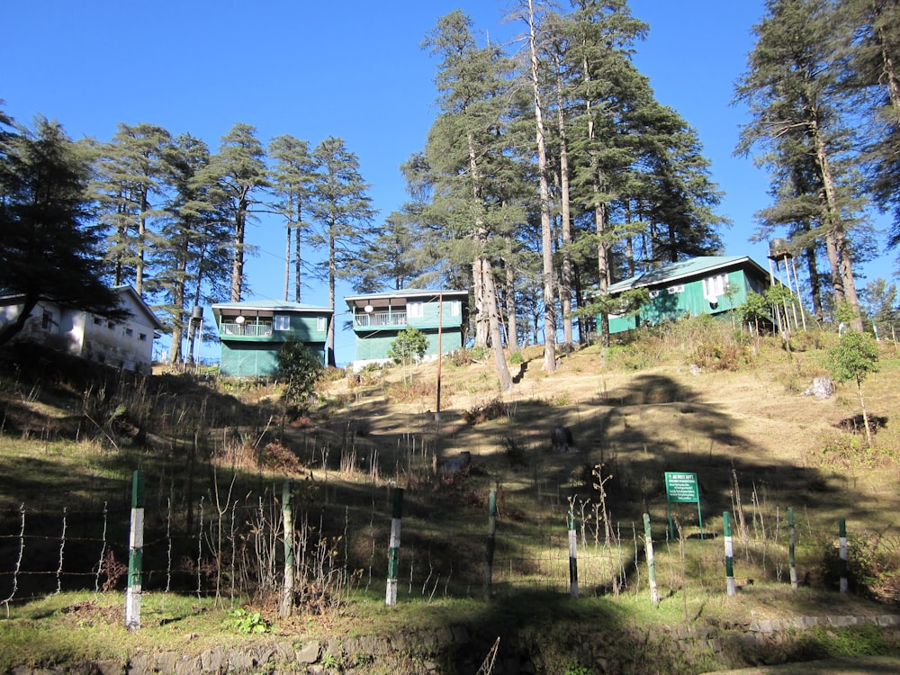 buildings on hills