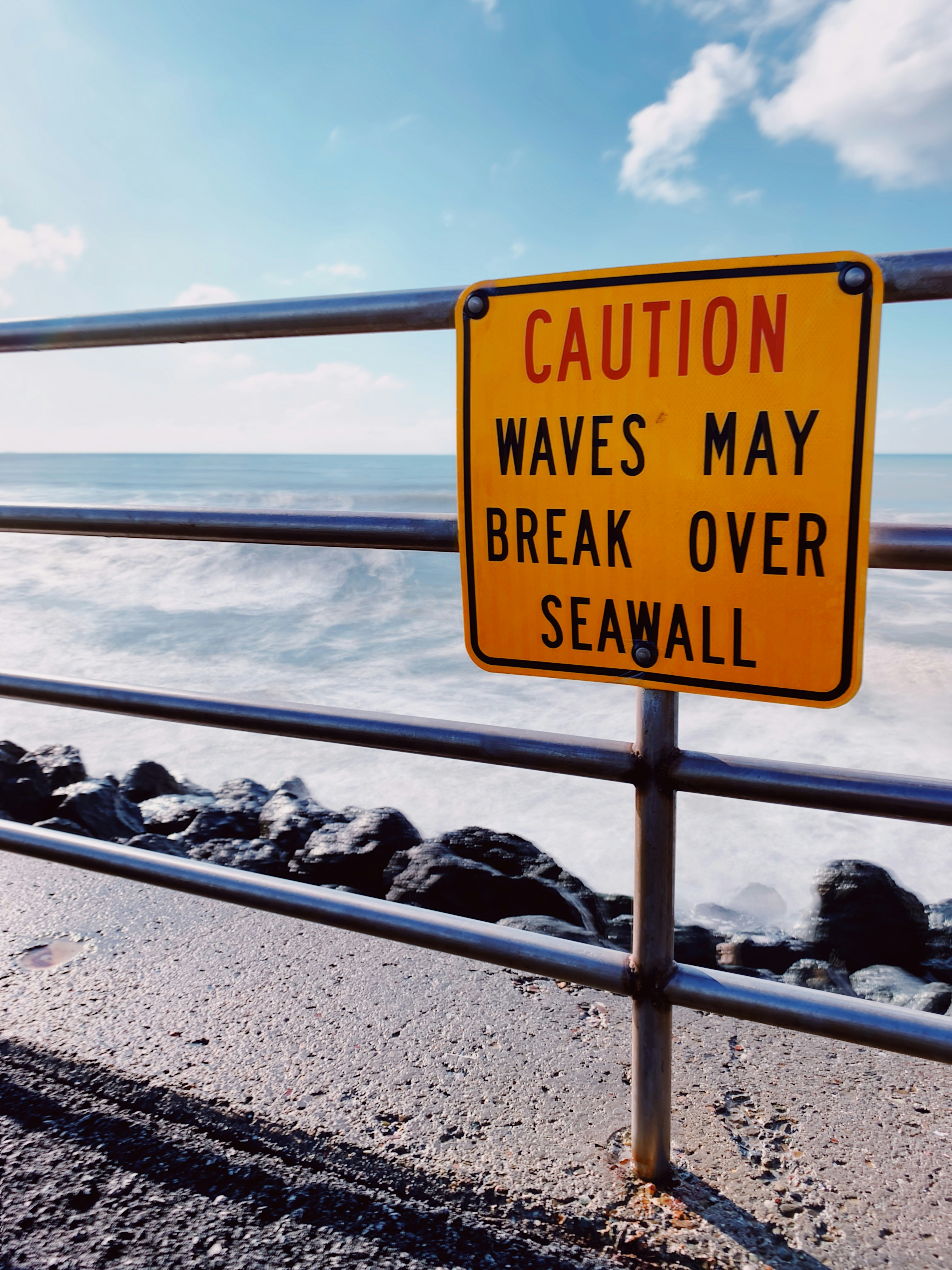 caution waves sign