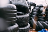piles of car tires