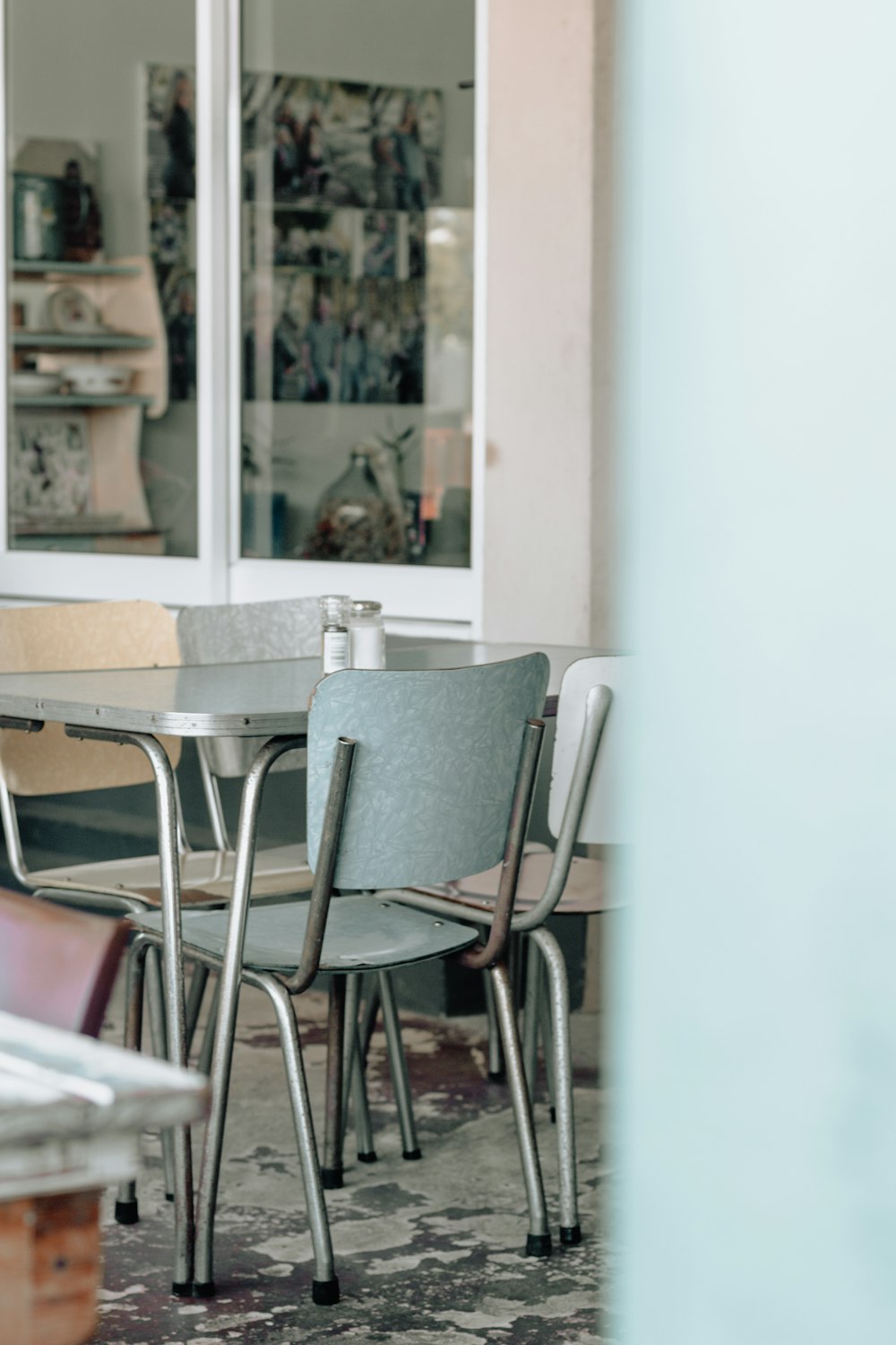 grey dining chair