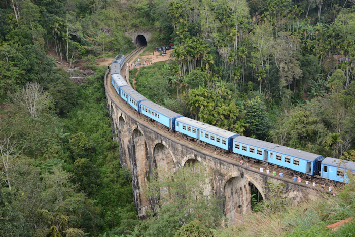 Sri Lanka hill country train
