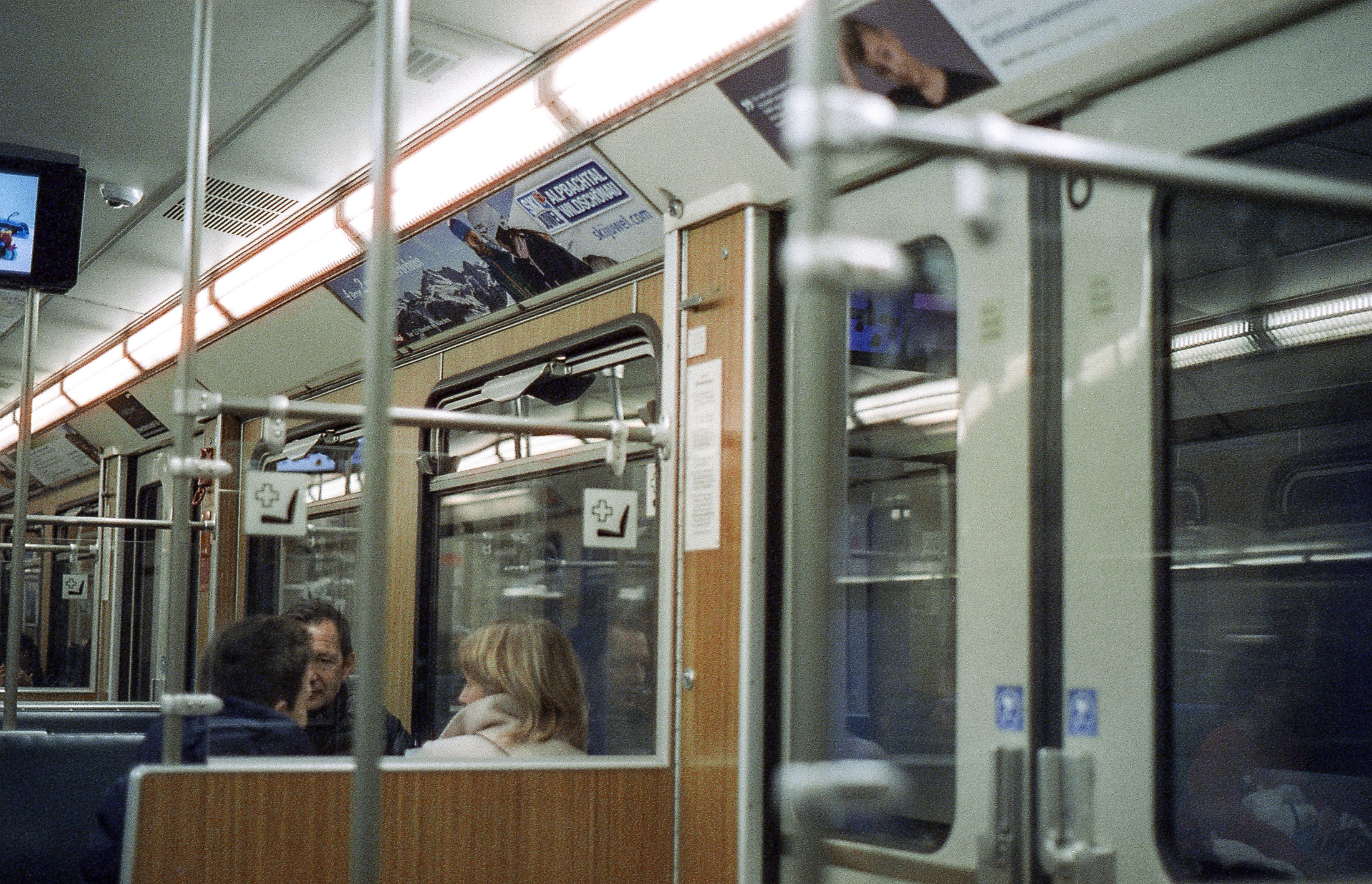 people in train