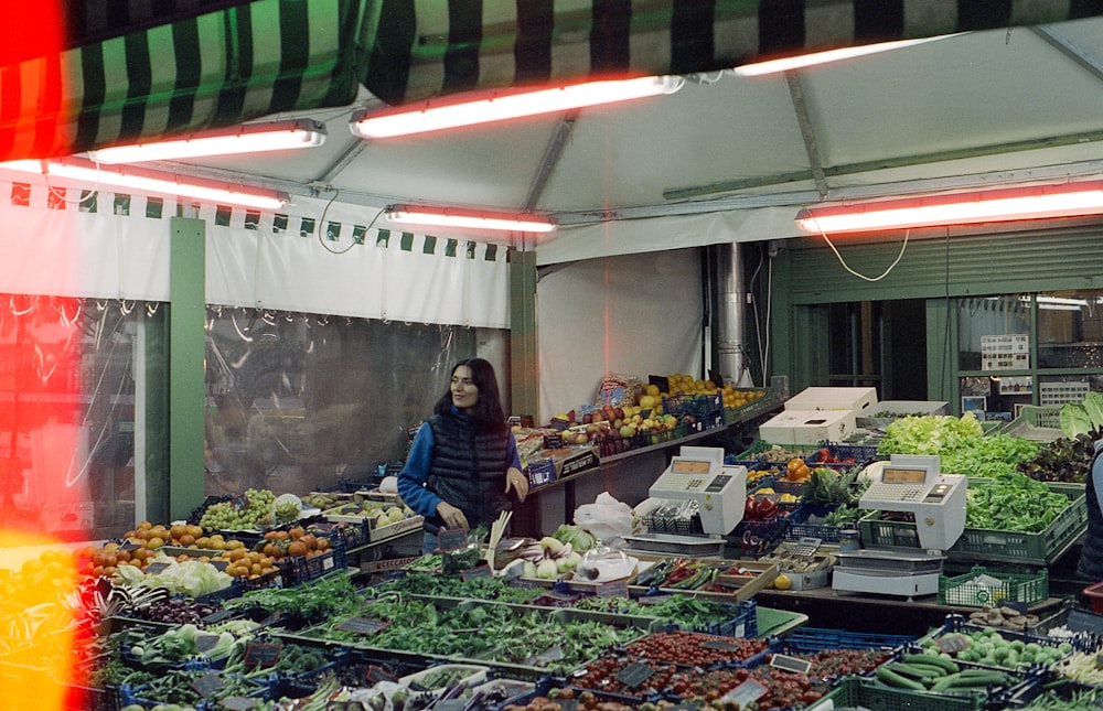 food under canopy