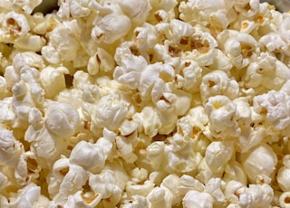 cooked popcorn