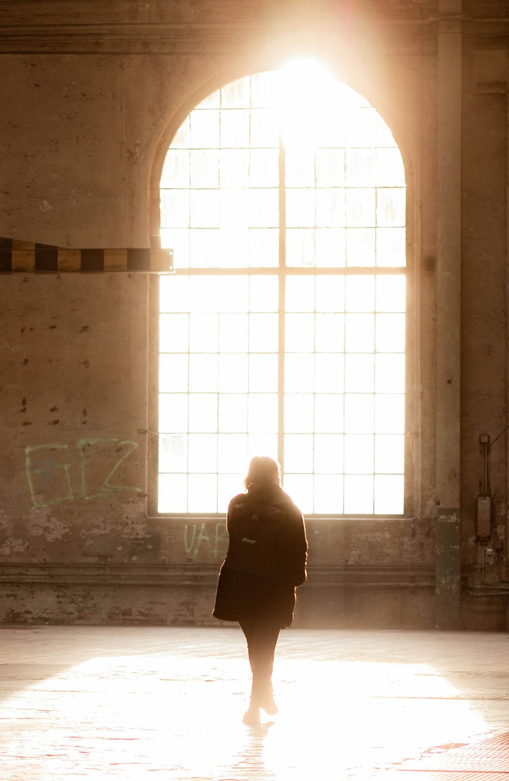 woman standing in room