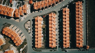 brown concrete houses