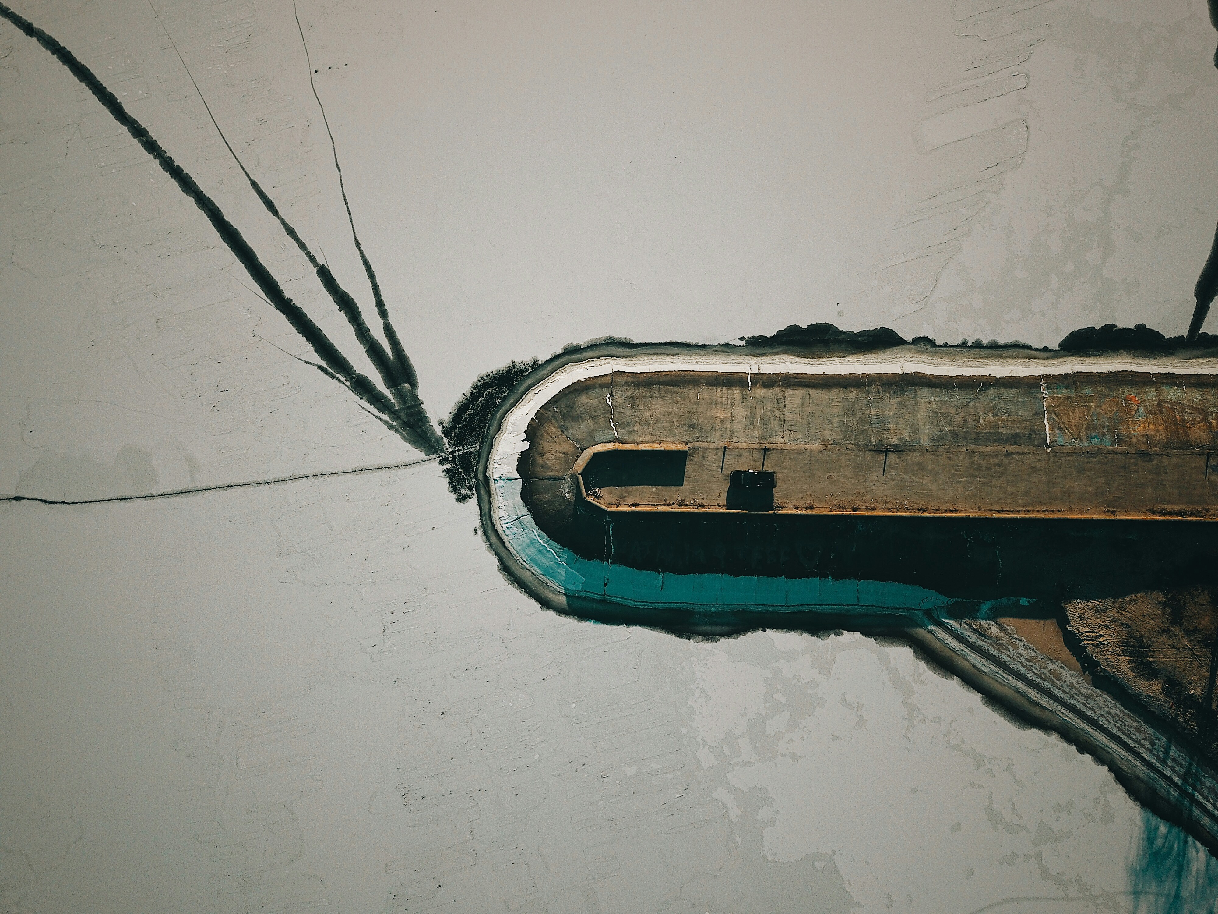 aerial photo of building