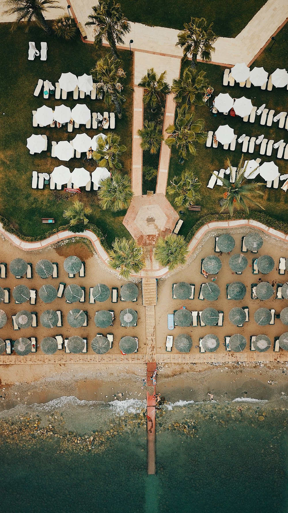 aerial photograph of island with cottage