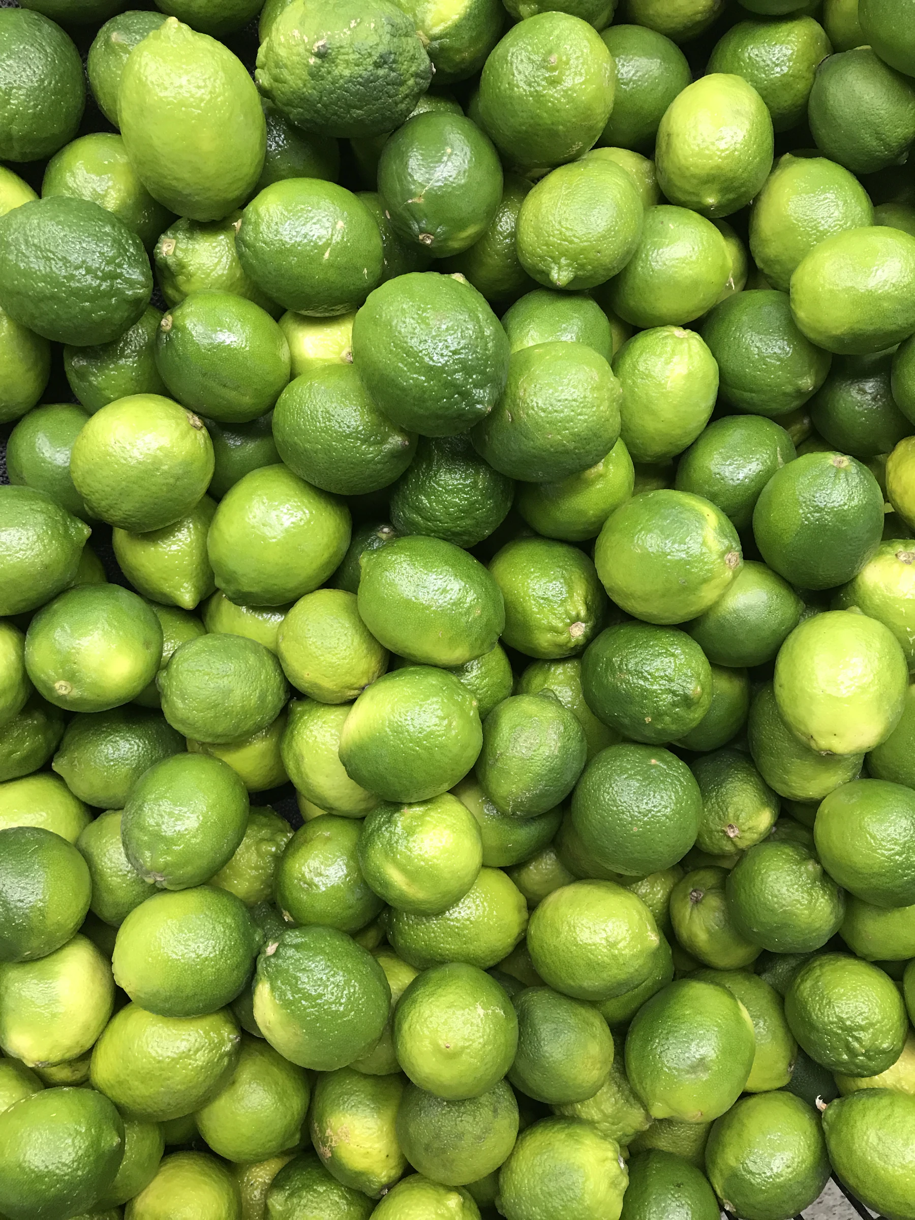 Pile of fresh limes