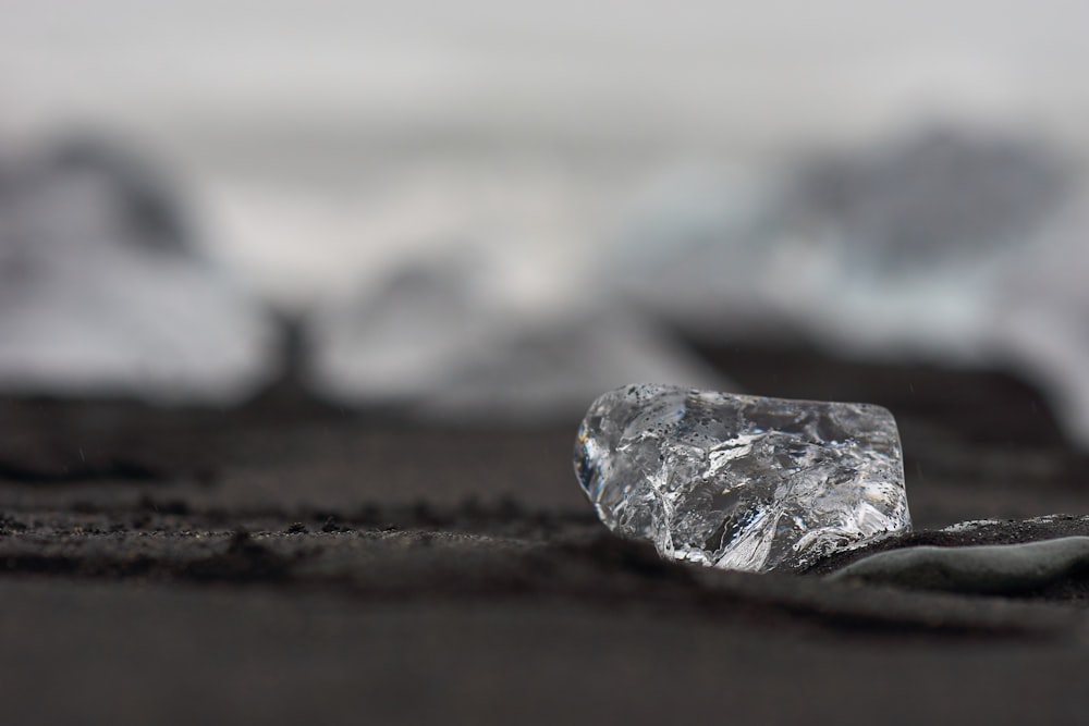 macro photography of stone