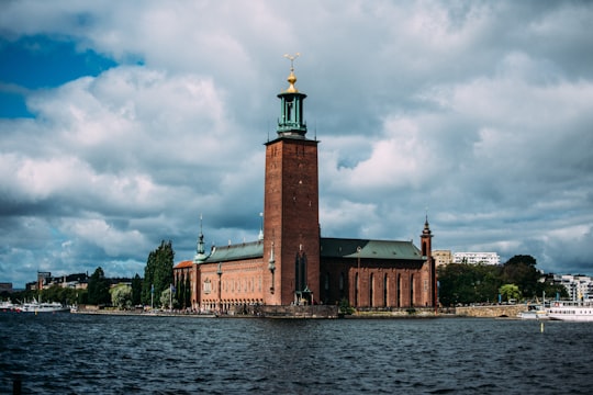 brown temple in Stockholm City Hall Sweden
