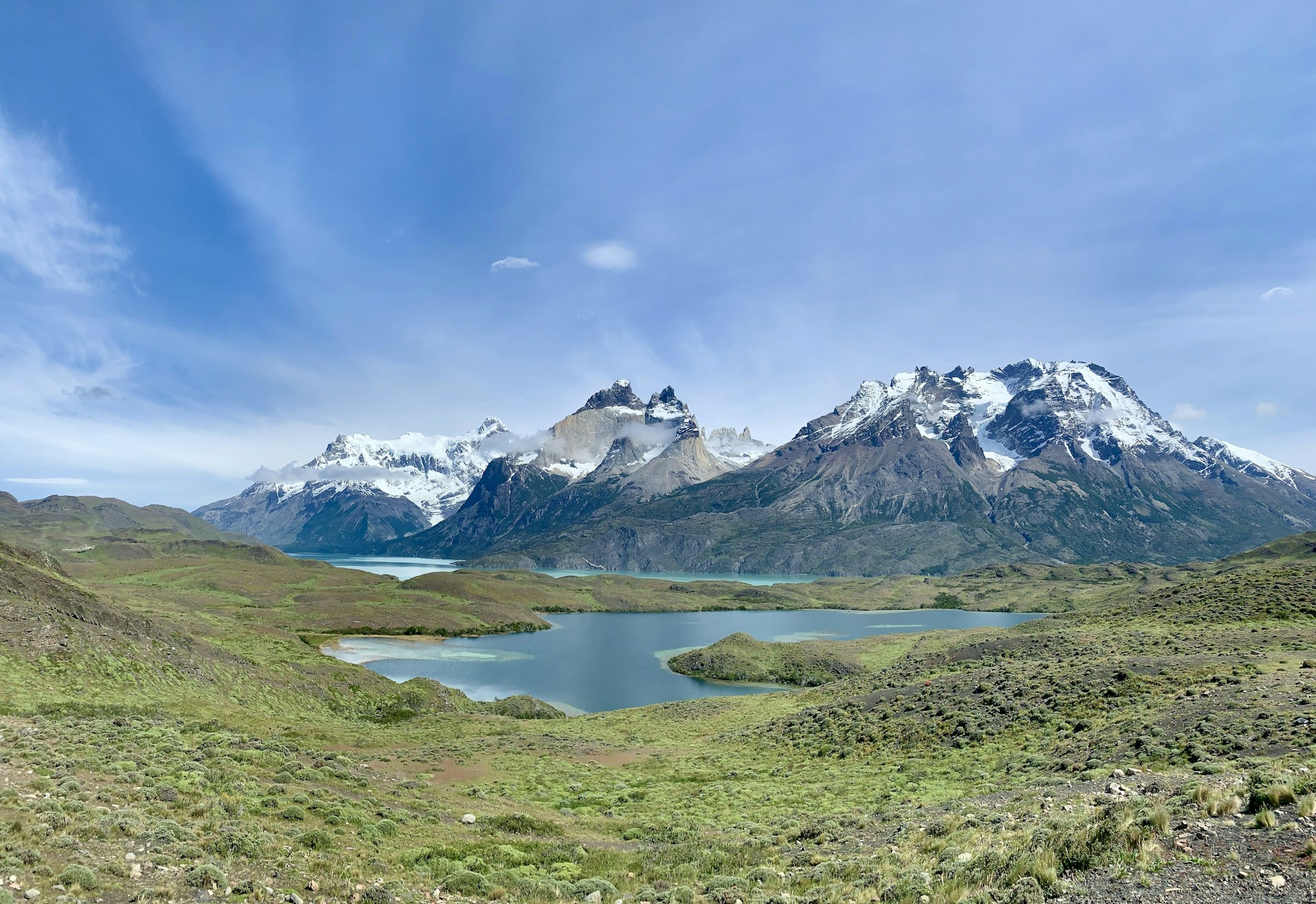 lake beside mountain ranges