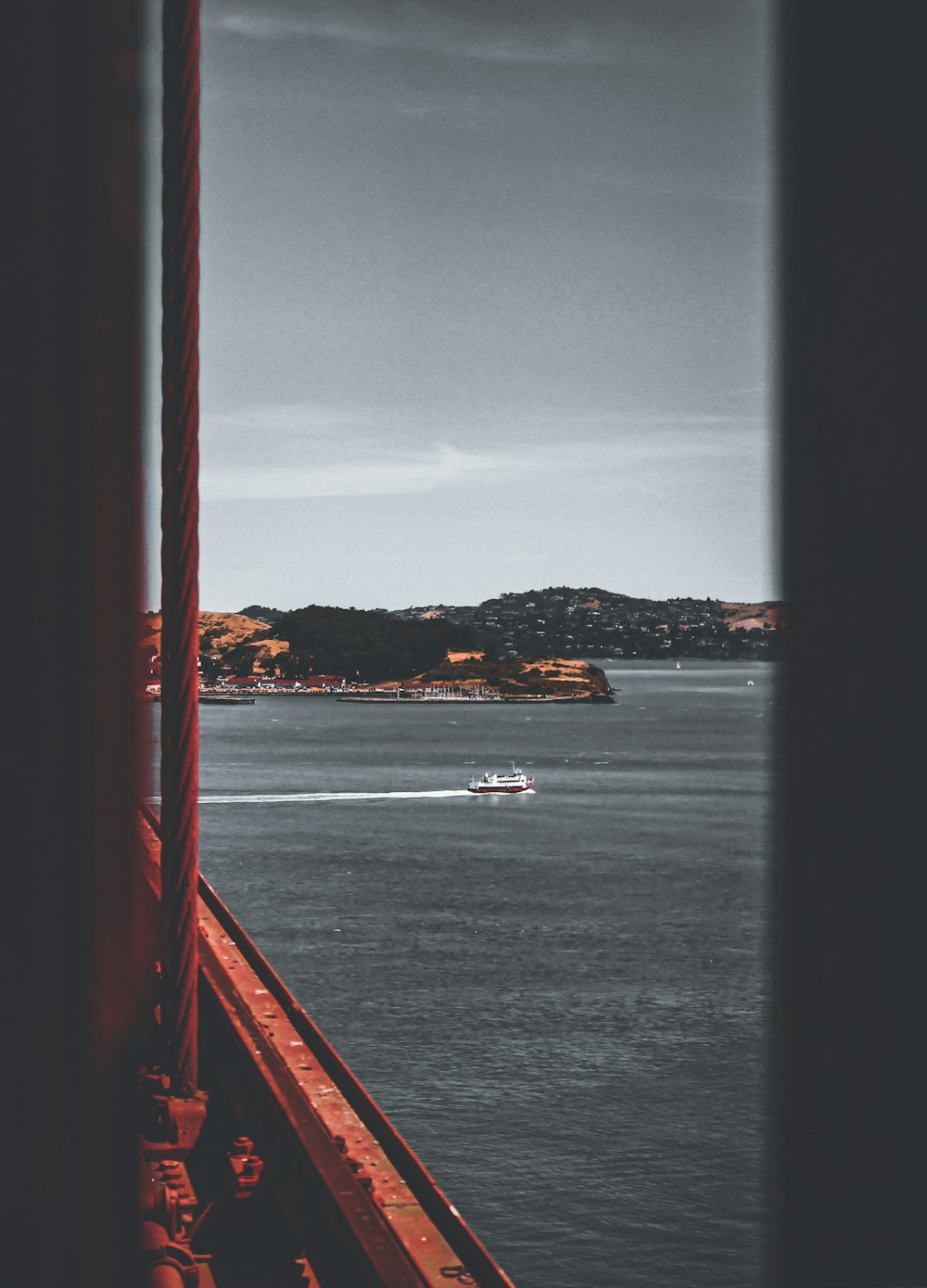 white speed boat on sea