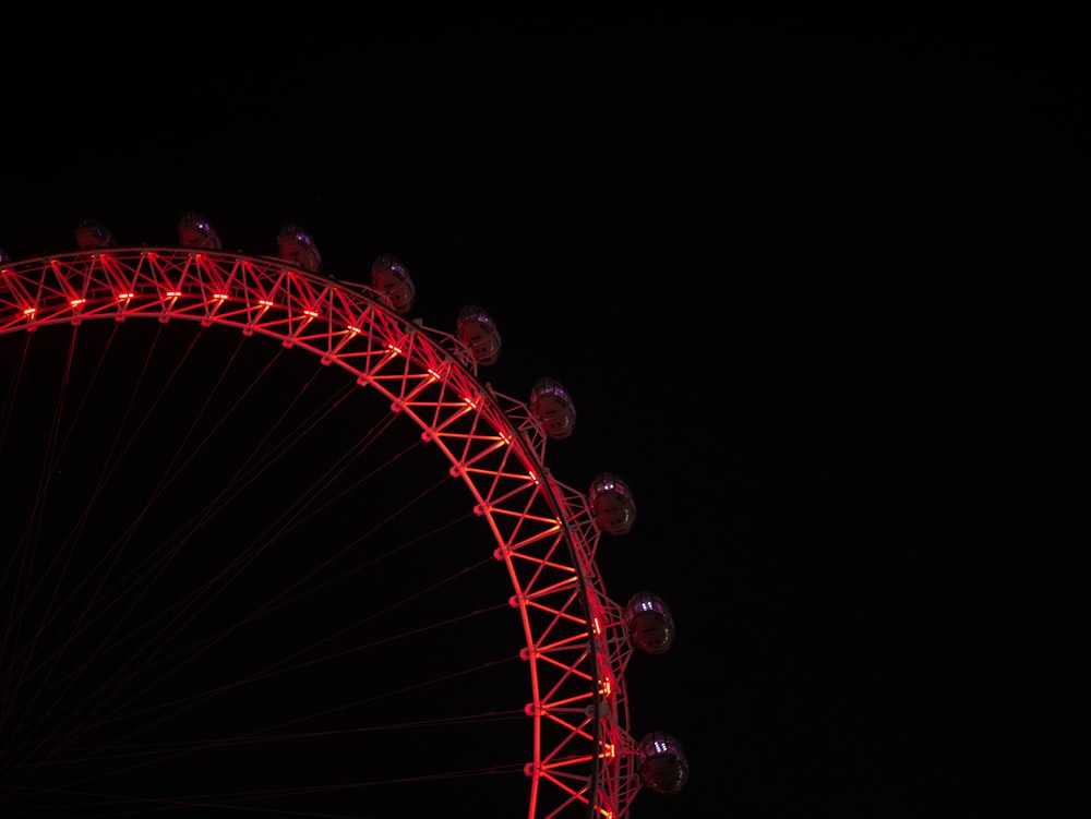 shallow focus photo of Ferris wheel