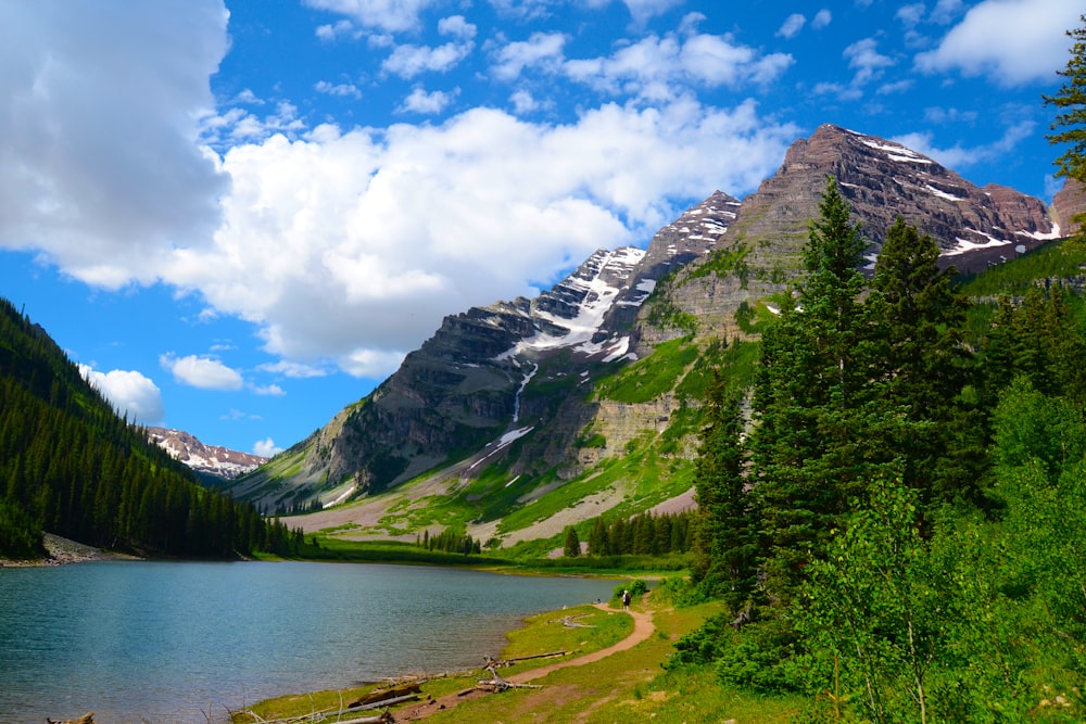 photography of mountain range during daytime