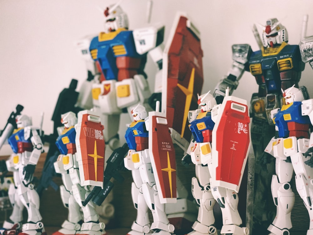 robot toy collection