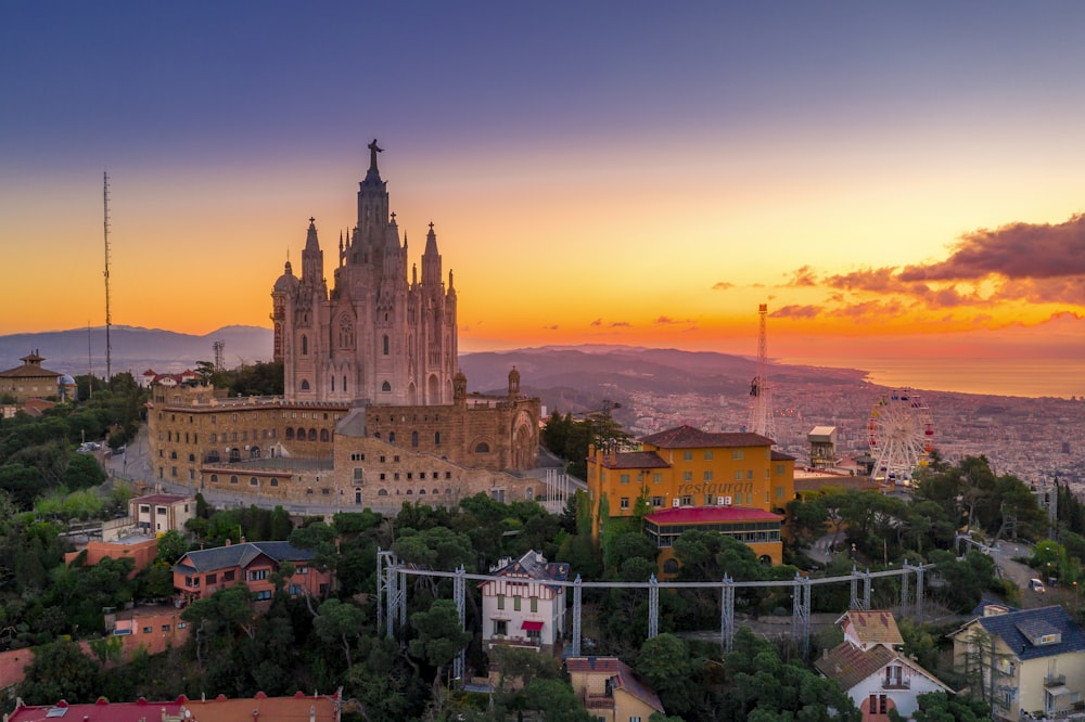 cathedral on hill