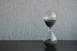 clear hour glass