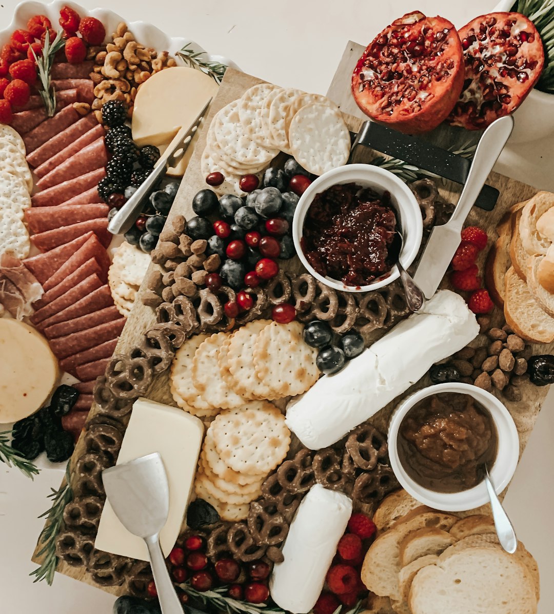 tray of food on white surface