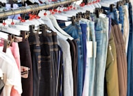 hanged jeans lot