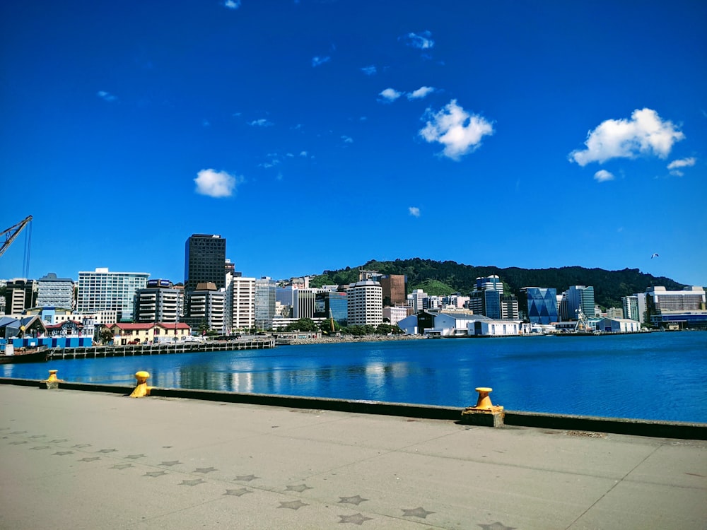 水域近くの都市の建物