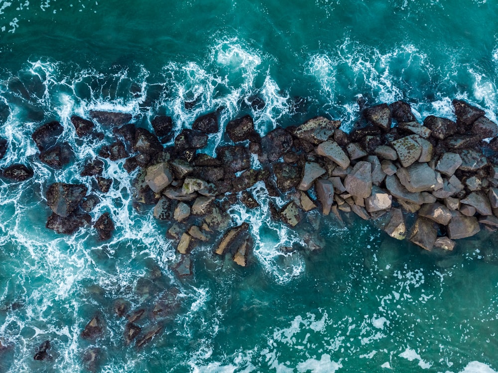 rocks on sea