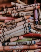 assorted-color Crayola crayons