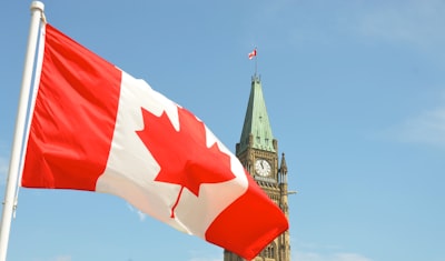 flag of canada canada zoom background
