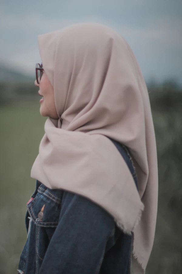 Chiffon Hijab — Dusty Rose
