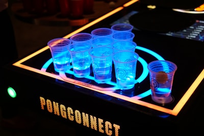 clear plastic cups