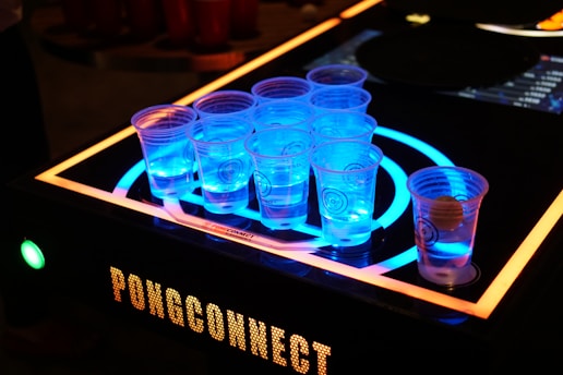 clear plastic cups