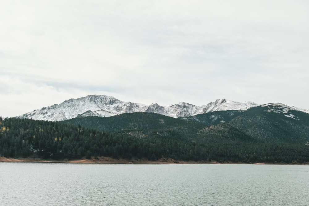 lake with hills on side