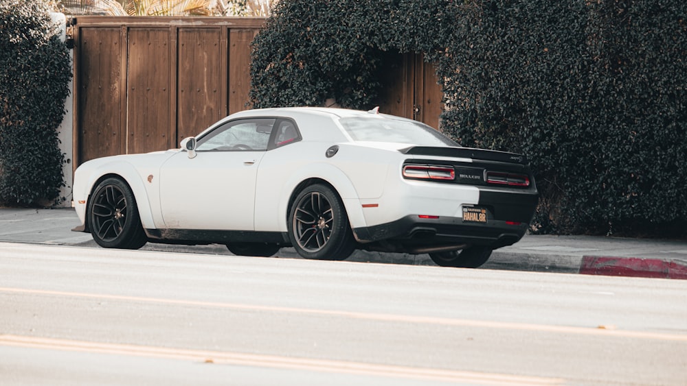 white coupe