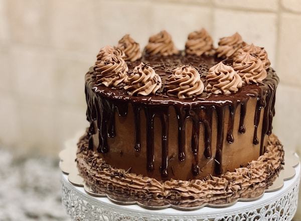 Belgian chocolate layer cake