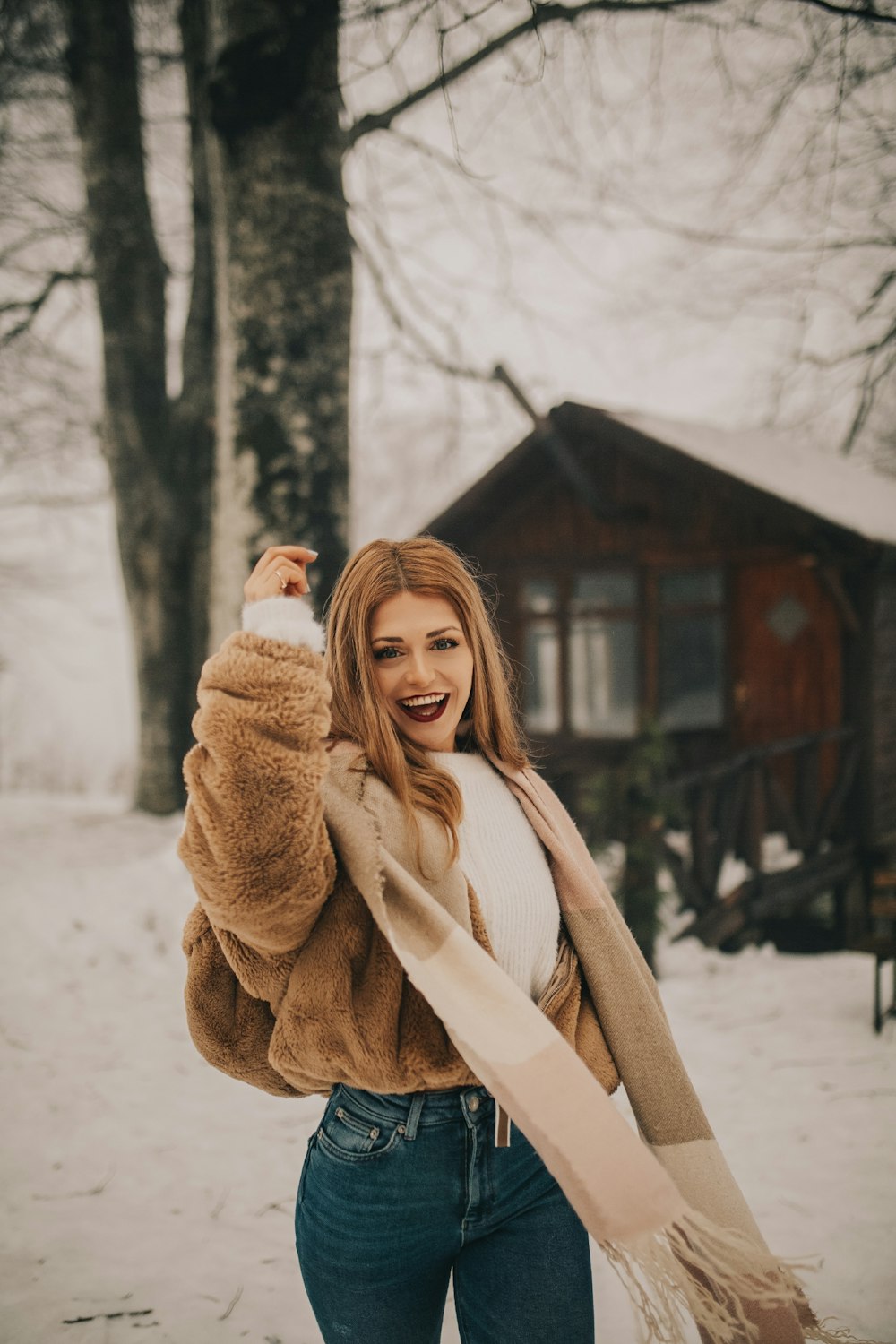 woman standing outdoors