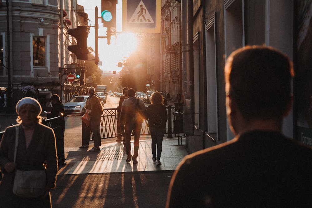 unknown person walking outdoors