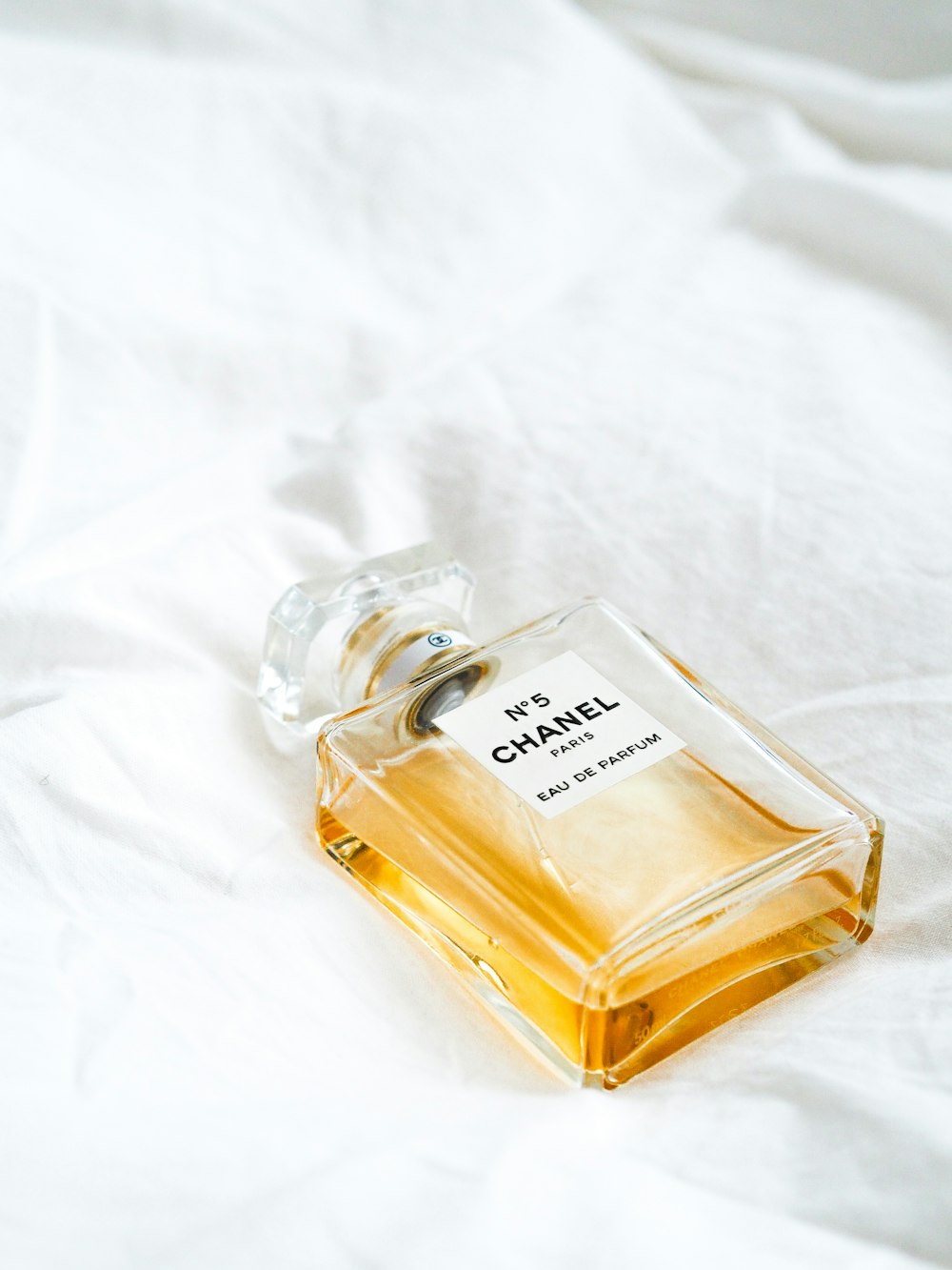 No 5 Chanel fragrance bottle
