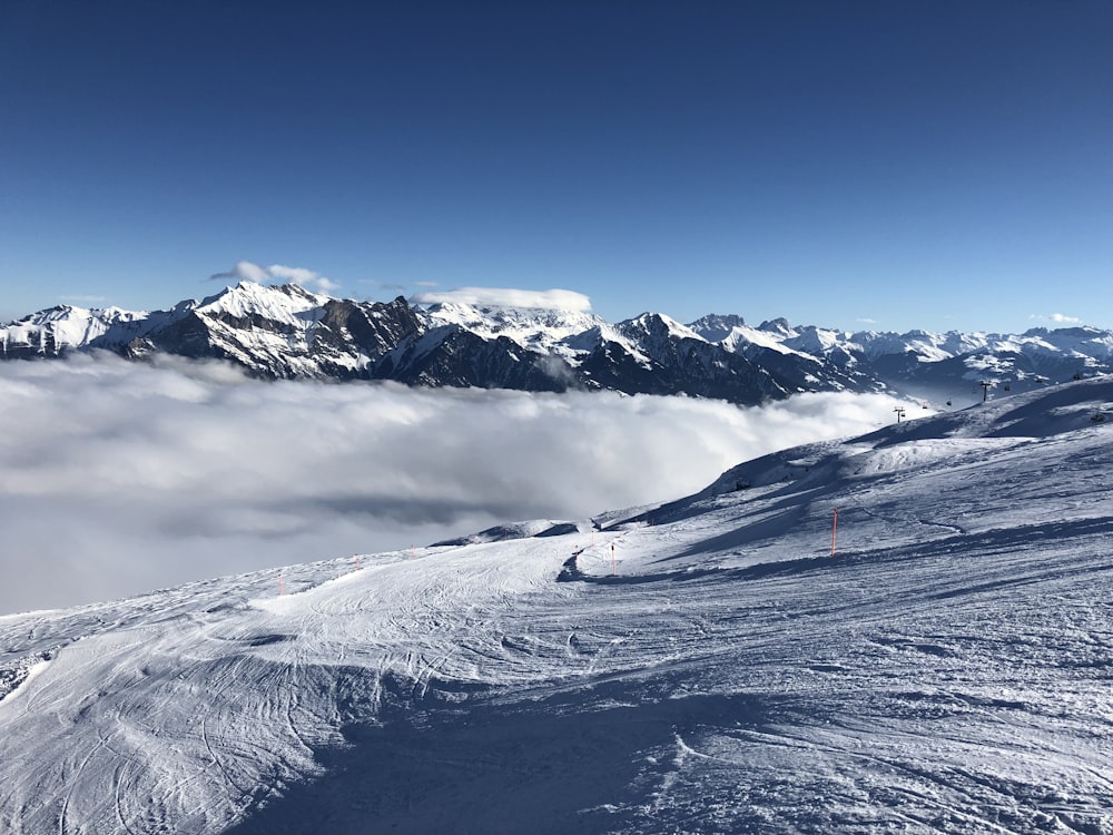 snow capped mountain during daytime